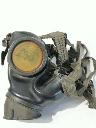 Gasmaske Wehrmacht, schwarze Gummiausführung,...