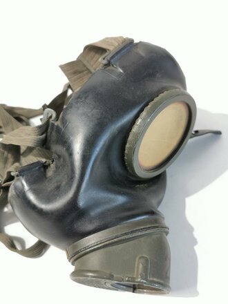 Gasmaske Wehrmacht, schwarze Gummiausführung,...