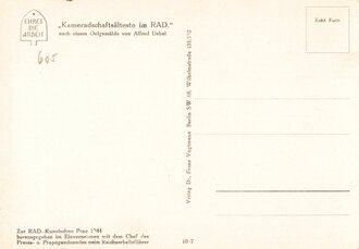 Künstler Ansichtskarte " Kameradschaftsälteste im RAD" Weiblicher Reichsarbeitsdienst