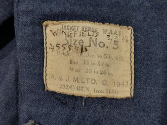 Great Britain WWII, Womens Auxiliary Air Force WAAF skirt and tunic. 1941/1942 dated, good condition