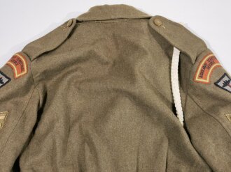 Great Britain WWII, Womens Auxiliary Territorial Service uniform. Blouse dated 1943, Skirt dated 1940. Shirt and hat not dated. All used but good condition