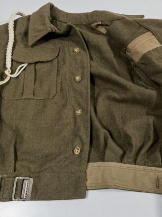 Great Britain WWII, Womens Auxiliary Territorial Service uniform. Blouse dated 1943, Skirt dated 1940. Shirt and hat not dated. All used but good condition