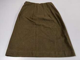 Great Britain WWII, Womens Auxiliary Territorial Service uniform. Blouse dated 1943, Skirt dated 1940. Shirt and hat not dated. All used but good condition