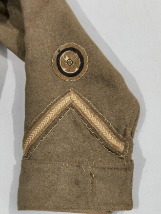 Great Britain WWII, Womens Auxiliary Territorial Service uniform. Blouse dated 1943, Skirt dated 1940. Shirt and hat not dated. All used but good condition