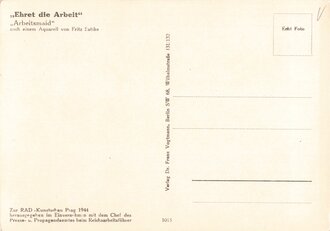 Künstler Ansichtskarte " Arbeitsmaid"...