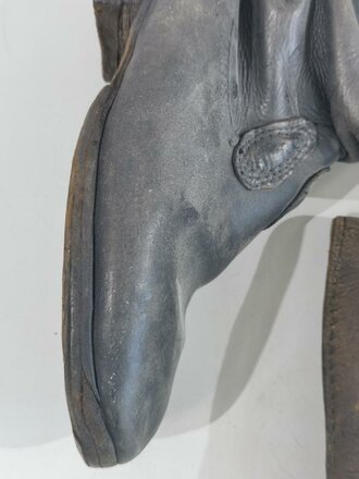 Paar Marschstiefel für Mannschaften der Wehrmacht. Zum Teil neuzeitlich "restauriert", Sohlenlänge 27cm