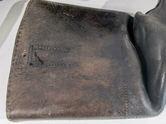 Paar Marschstiefel für Mannschaften der Wehrmacht. Zum Teil neuzeitlich "restauriert", Sohlenlänge 27cm