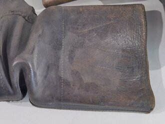 Paar Marschstiefel für Mannschaften der Wehrmacht. Zum Teil neuzeitlich "restauriert", Sohlenlänge 27cm