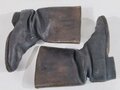 Paar Marschstiefel für Mannschaften der Wehrmacht. Zum Teil neuzeitlich "restauriert", Sohlenlänge 27cm