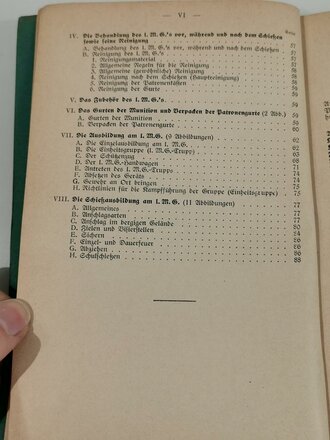Die Maschinengewehre 08/15 und 08/18 datiert 1933, 88 Seiten, gebraucht