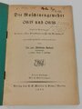 Die Maschinengewehre 08/15 und 08/18 datiert 1933, 88 Seiten, gebraucht