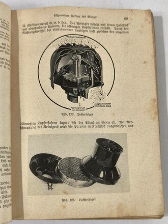 Handbuch für Kraftfahrer, datiert 1933, 405 Seiten, gebraucht