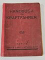 Handbuch für Kraftfahrer, datiert 1933, 405 Seiten, gebraucht