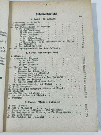 Der Flieger - Dienstunterricht in der Fliegertruppe, datiert 1941, 248 Seiten, gebraucht