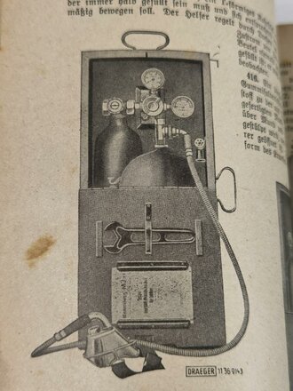 H.Dv.59 M.Dv Kr. 275, L.Dv59 Unterrichtsbuch für Sanitätsunteroffiziere und -mannschaften, datiert 1939, 431 Seiten, gebraucht