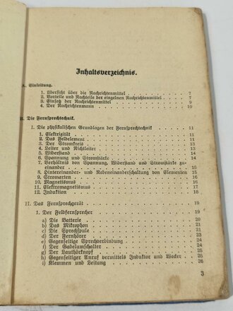 Nachrichten Fibel für Fernsprech- und Blinktechnik, 66 Seiten, gebraucht