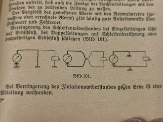 Fernmeldetechnik im Heere, datiert 1939, 105 Seiten, gebraucht