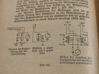 Fernmeldetechnik im Heere, datiert 1939, 105 Seiten, gebraucht