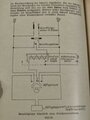 Fernmeldetechnik im Heere, datiert 1939, 105 Seiten, gebraucht