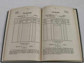 D.V.E.Nr 79 Feld Magazindienstordnung, datiert 3.März.1910, 128 Seiten, gebraucht