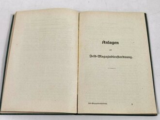 D.V.E.Nr 79 Feld Magazindienstordnung, datiert 3.März.1910, 128 Seiten, gebraucht