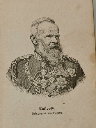 Unterrichtsbuch für den bayrischen Infanteristen und Jäger, datiert 1901, 238 Seiten, gebraucht