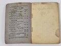 Unterrichtsbuch für den bayrischen Infanteristen und Jäger, datiert 1916, 150 Seiten, gebraucht