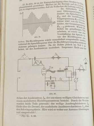 Die Grundlagen der Funktechnik für den Soldatenr, datiert 1941, 47 Seiten, gebraucht
