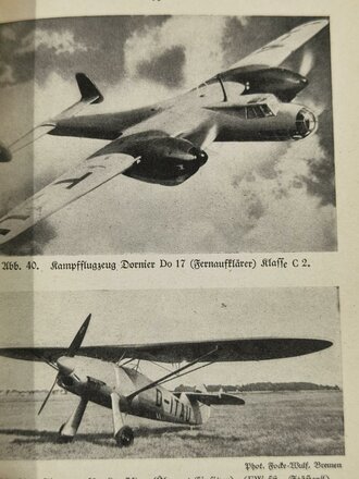 Der Flugzeugführer - Ein Handbuch für die Ausbildung, datiert 1941, 135 Seiten, gebraucht