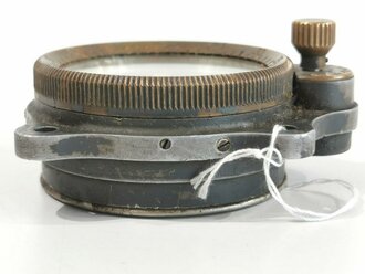 Luftwaffe Borduhr Bo-Uk II ( für Navigator )Bauart Junghans, Fl 23886. Die Uhr läuft, dreht beim Aufziehen aber manchmal durch. Gehäusedeckel lässt sich nicht ohne weiteres öffnen