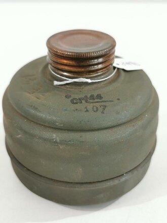 Gasmaskenfilter Filtereinsatz 41 Wehrmacht, datiert 1944