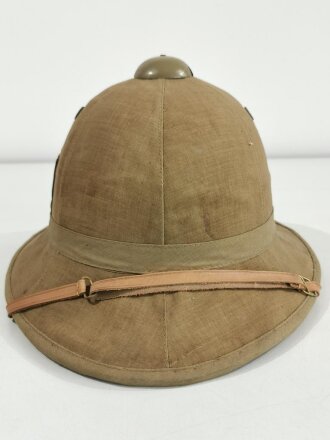 Italien 2. Weltkrieg, Tropenhelm Modell 1940, Kopfgrösse 55, ungetragenes Stück