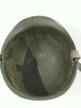 U.S. WWII front seam steel helmet shell, overpainted