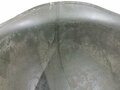 U.S. WWII front seam steel helmet shell, overpainted