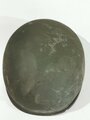 U.S. WWII front seam steel helmet shell, overpainted