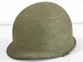 U.S. WWII front seam steel helmet shell, overpainted