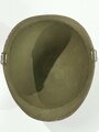 U.S. WWII front seam steel helmet shell, overpainted