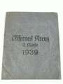 Eisernes Kreuz 2. Klasse 1939 , Hersteller 65 für Klein & Quenzer im Bandring, schwärzung des Hakenkreuz 100%. Dazu die Tüte und das Band