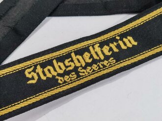 Ärmelband " Stabshelferin des Heeres" Neuzeitliche Fertigung