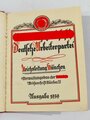 Mitgliedsbuch NSDAP sowie diverse Ausweise einer Frau aus Regensburg. Mitgliedsbuch komplett geklebt bis 1943, aufgenommen in die NSDAP am 1.Mai 1935