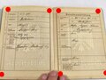 Mitgliedsbuch NSDAP sowie diverse Ausweise einer Frau aus Regensburg. Mitgliedsbuch komplett geklebt bis 1943, aufgenommen in die NSDAP am 1.Mai 1935