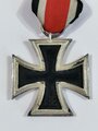 Eisernes Kreuz 2. Klasse 1939, Nicht magnetisches Stück ohne Herstellerbezeichnung, schwärzung des Hakenkreuz 100%