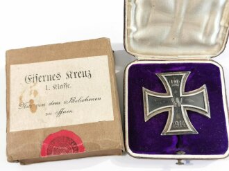 Eisernes Kreuz 1. Klasse 1914, leicht getragenes,...