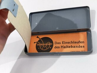 Maskenbrille Wehrmacht, nicht ausgegebenes Set aus altem Fabrikbestand