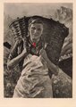 Künstler Ansichtskarte "Bei der Sommerarbeit in den Tiroler Bergen" Weiblicher Reichsarbeitsdienst