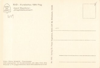 Künstler Ansichtskarte "August Meyerhuber Kriegshilfsdienstmid" Weiblicher Reichsarbeitsdienst