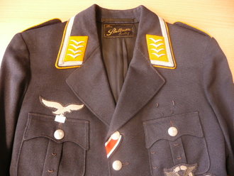 Waffenrock Luftwaffe fliegendes Personal, unberührtes Stück, alle Effekten Originalvernäht