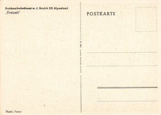 Ansichtskarte Weiblicher Reichsarbeitsdienst "Freizeit"