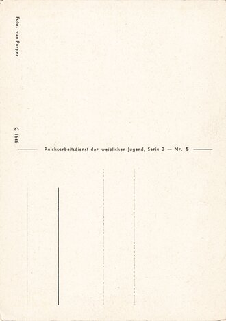 Ansichtskarte Reichsarbeitsdienst der weiblichen Jugend...