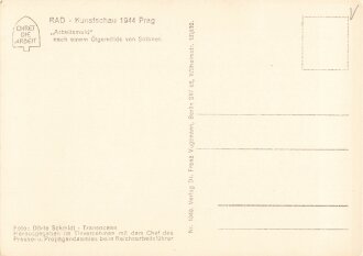 Künstler Ansichtskarte "Arbeitsmaid" Weiblicher Reichsarbeitsdienst